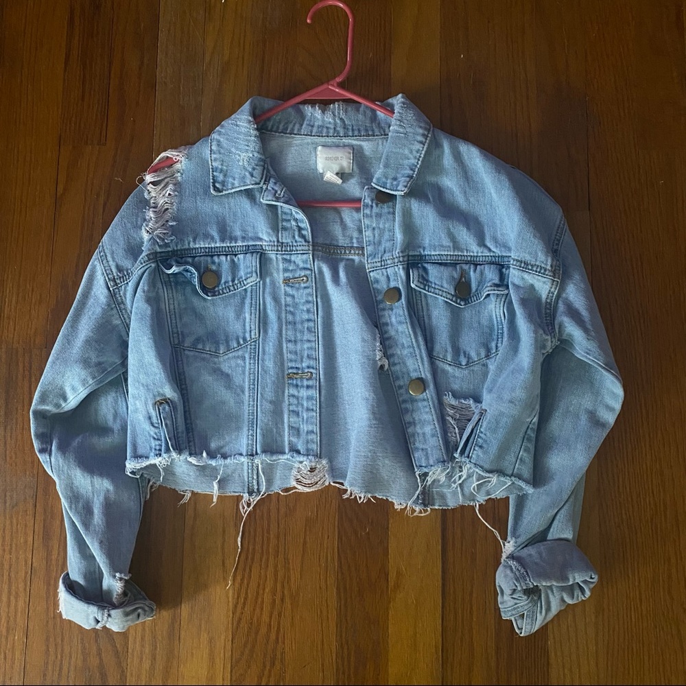Cropped Jean Jacket